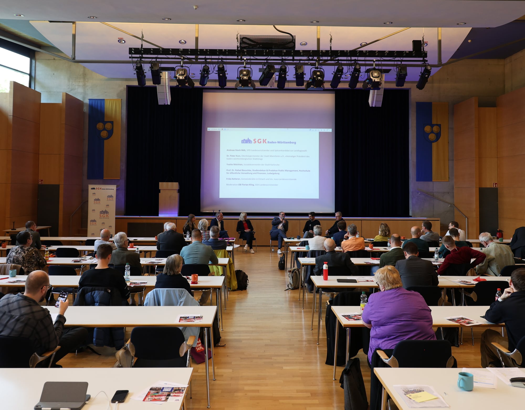 Landeskonferenz der SGK Baden-Württemberg mit Podiumsdiskussion